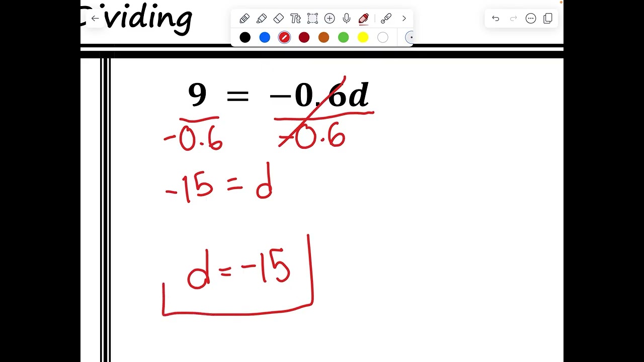 3G Notes: Rational Number Equations (Part 1)