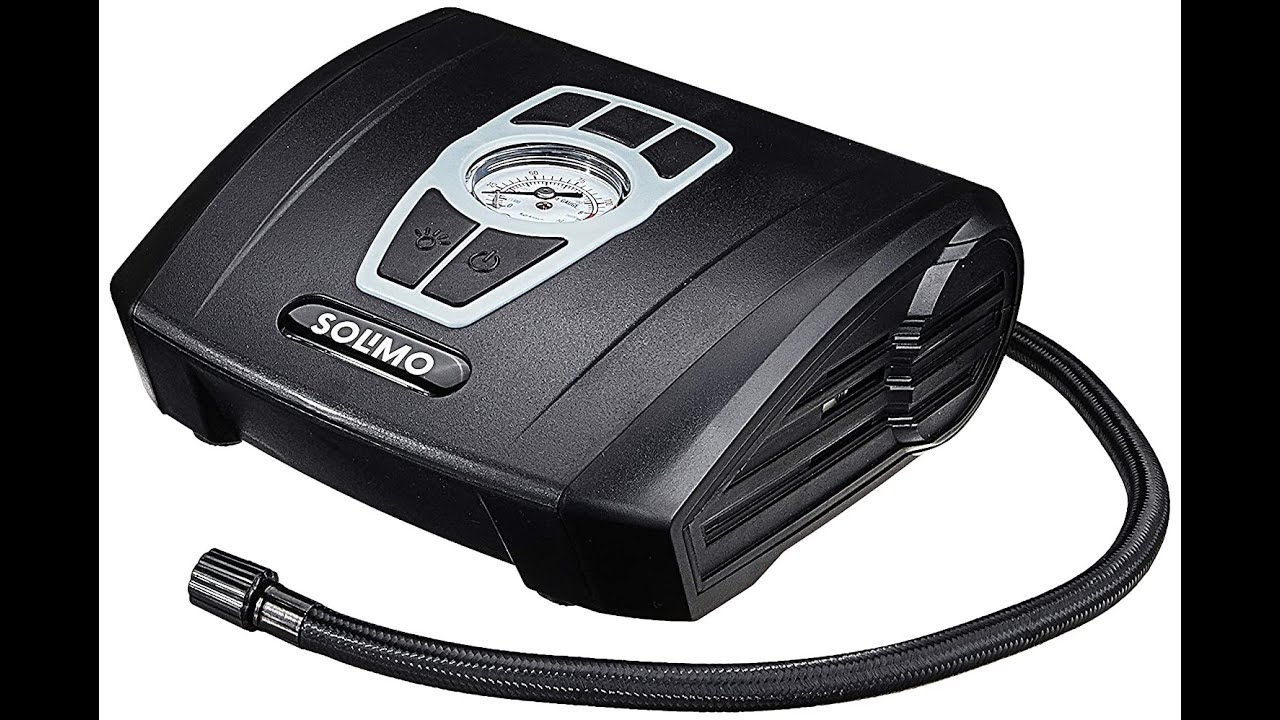 Unboxing and Review of Amazon Brand   Solimo Portable Tyre Inflator, 12V Black  SOL AutoAppl 105