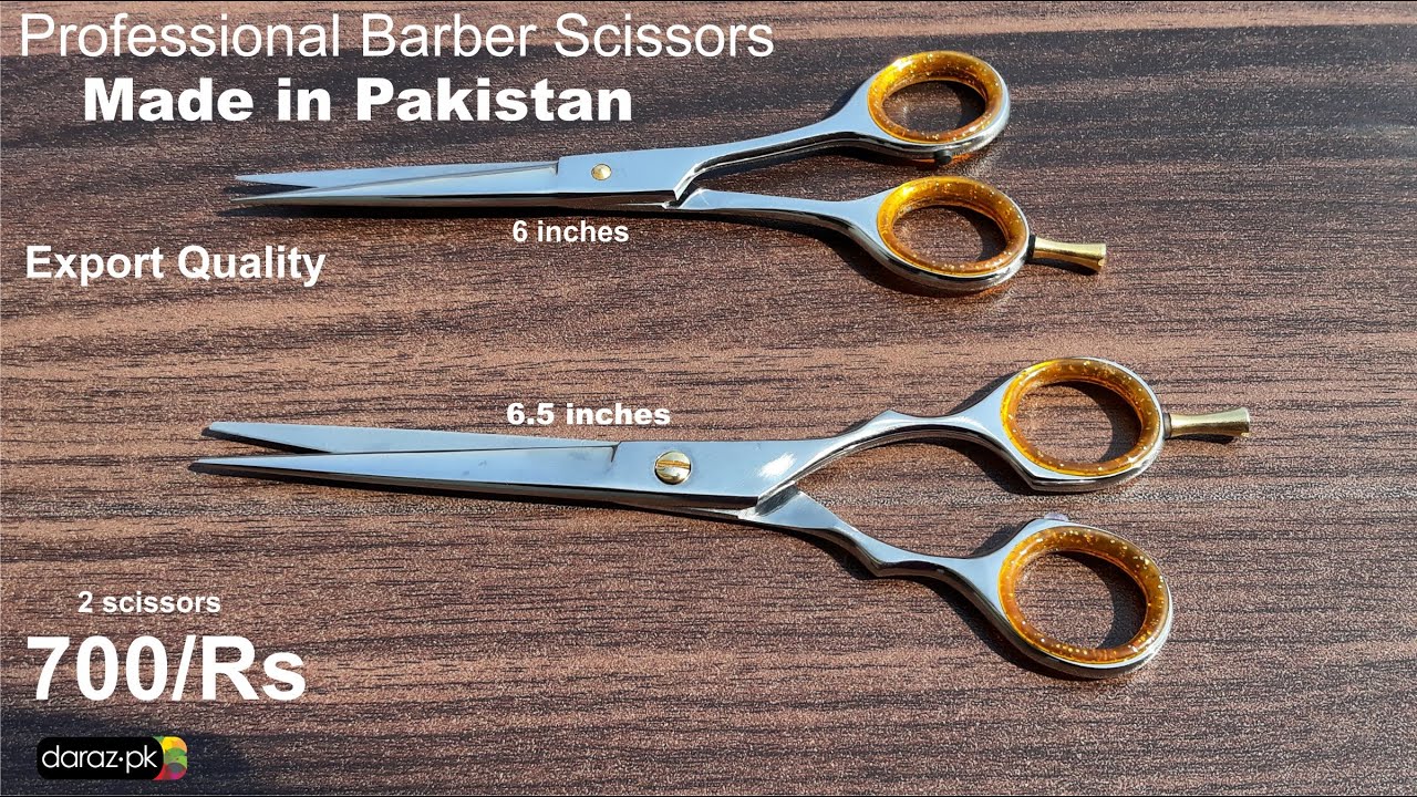 exports quality barber scissors made in sialkot Pakistan 2019