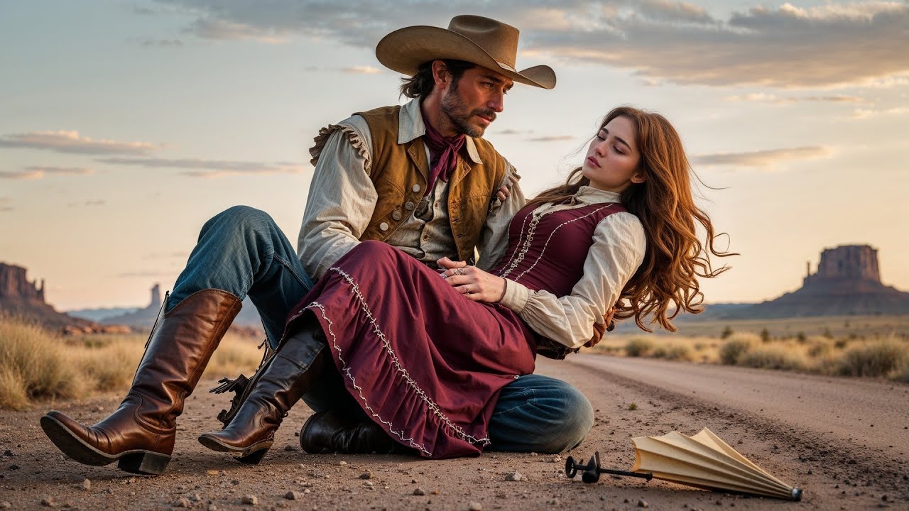 A Cowboy Found Her Collapsed Beside the Road, Until He Took Her Into His Arms and His Future