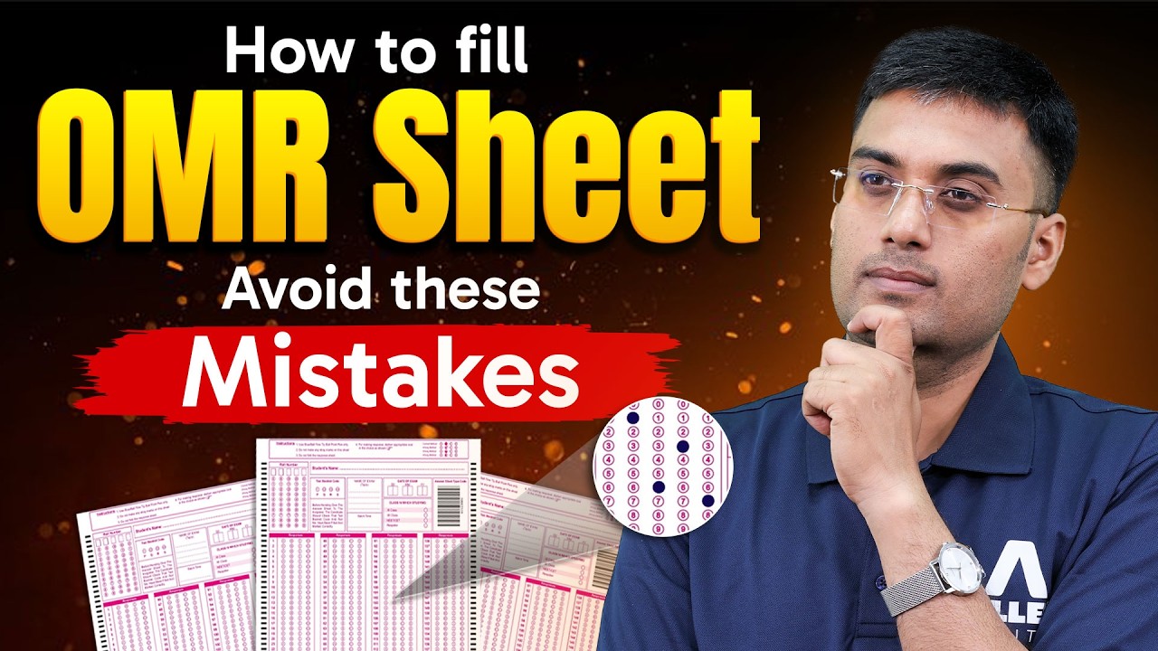 How to Fill OMR Sheet in Class 10 Board Exam | Avoid These Common Mistakes