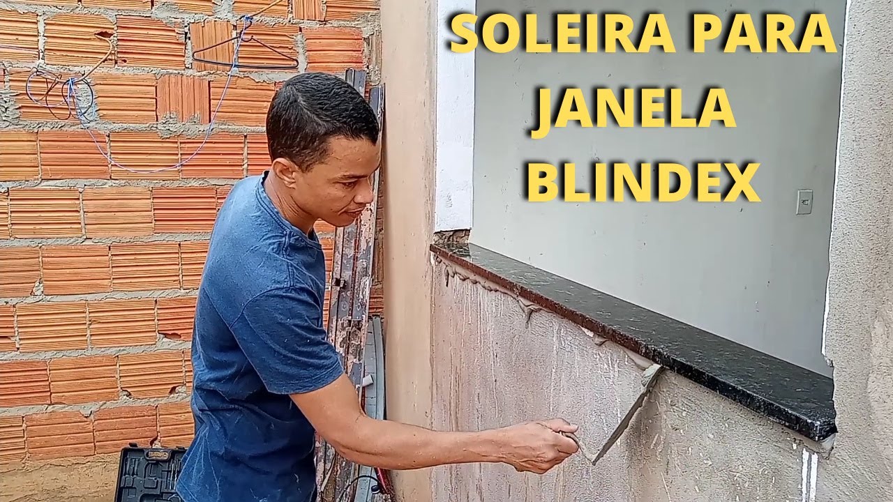 Como instalar pingadeira de janela blindex [soleira e peitoril]