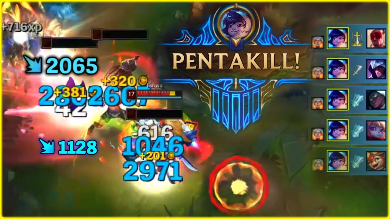 Best PENTAKILL Montage LoL FUN 2024 (Nunu, Swain, Azir, Sion, Darius, Vi) #341