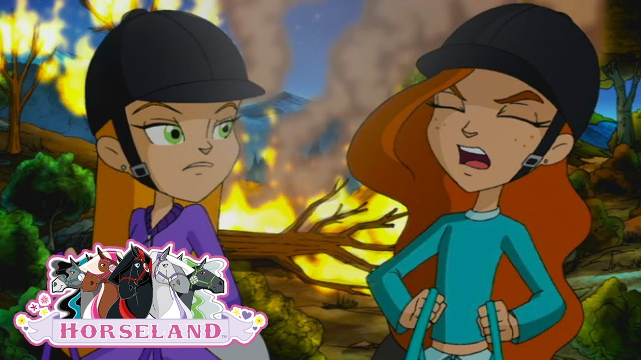Forest Fire Danger! Sisters Can't Swim! Safety Story for Kids! | Horseland - WildBrain