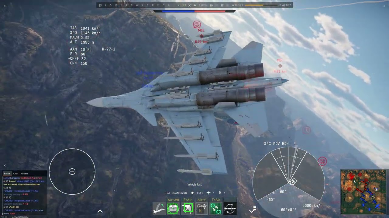 Su-30SM2 15킬 1데스