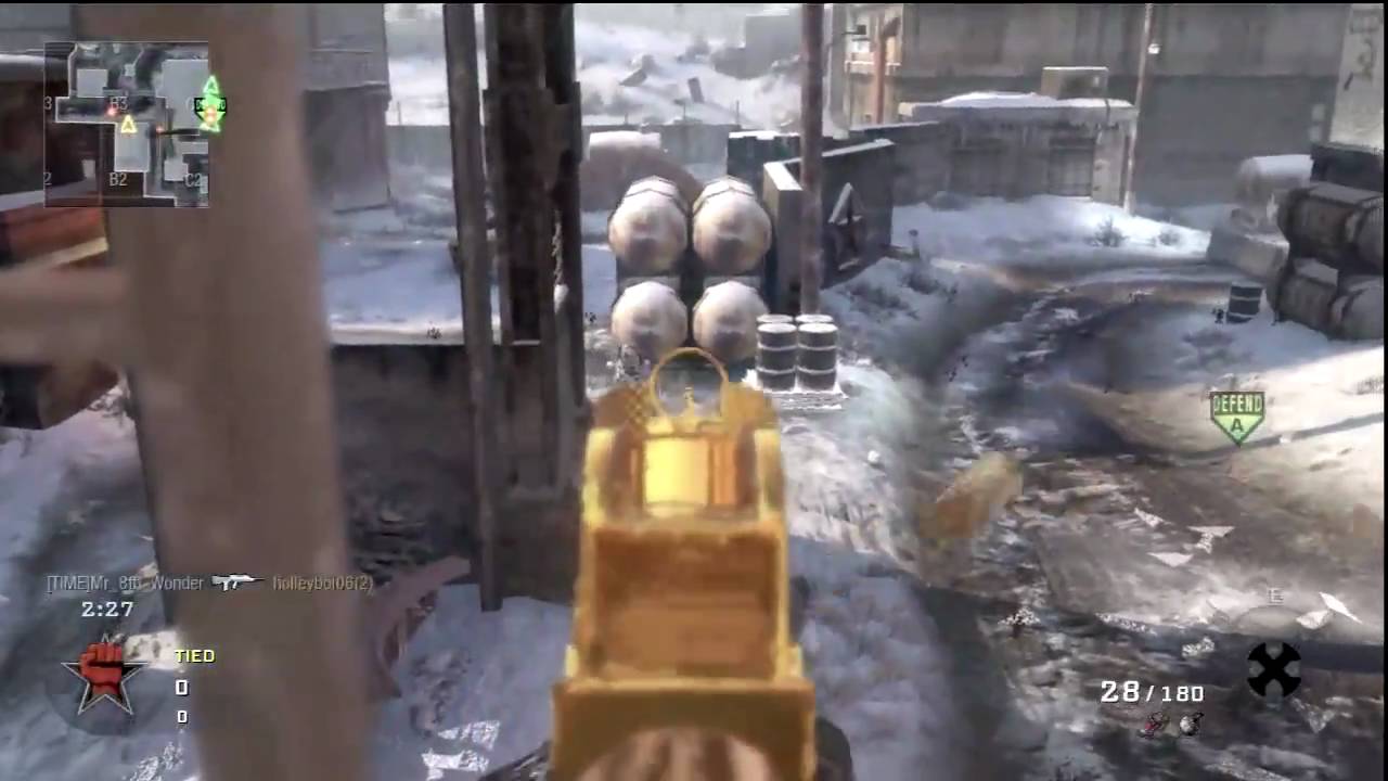 Black Ops 80+ Kills With Gold MP5K Silenced On WMD