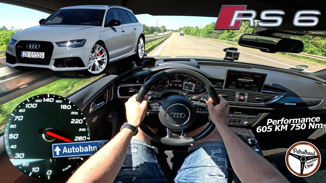 2016 Audi RS6 C7 Performance (605 KM) | V-max, 0-100, 100-200, 200-250 km/h. +Prezentacja | 4K
