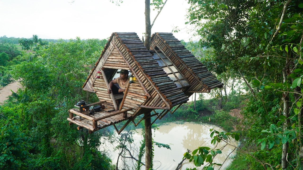 1Days Build House Tree Life Real