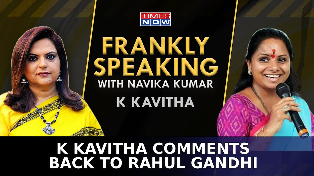 K Kavitha Exclusive | BRS MLC Addresses Rahul Gandhi&rsquo;s Comment On BJP Connections | Frankly Speaking