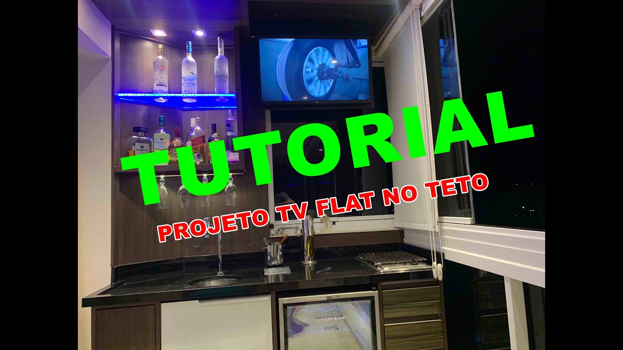 Projeto Automação de TV Flat no teto