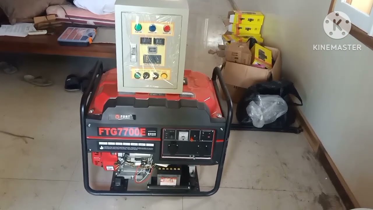 Cara pasang panel ats ke genset Fort FTG7700E