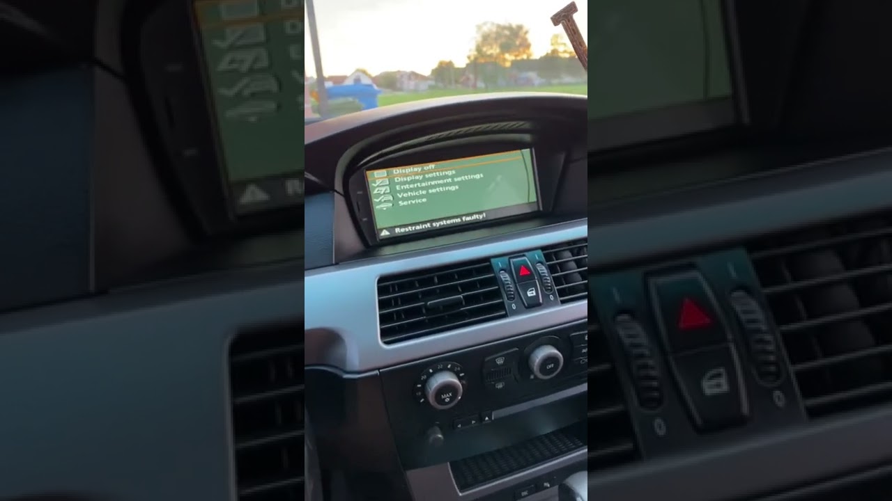 Bmw e60 Airbag problem after upgrade seats M sport