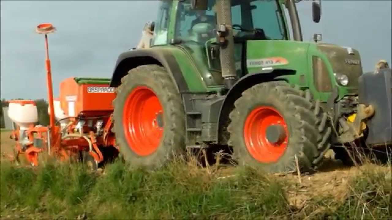 [HD] Mais säen mit Fendt 413 Vario TMS und Gaspardo