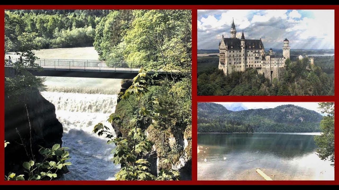 Schloss Neuschwanstein / Hohenschwangau, Lechfall Füssen, Alpsee/Alpenrosenweg (Lechschleife)