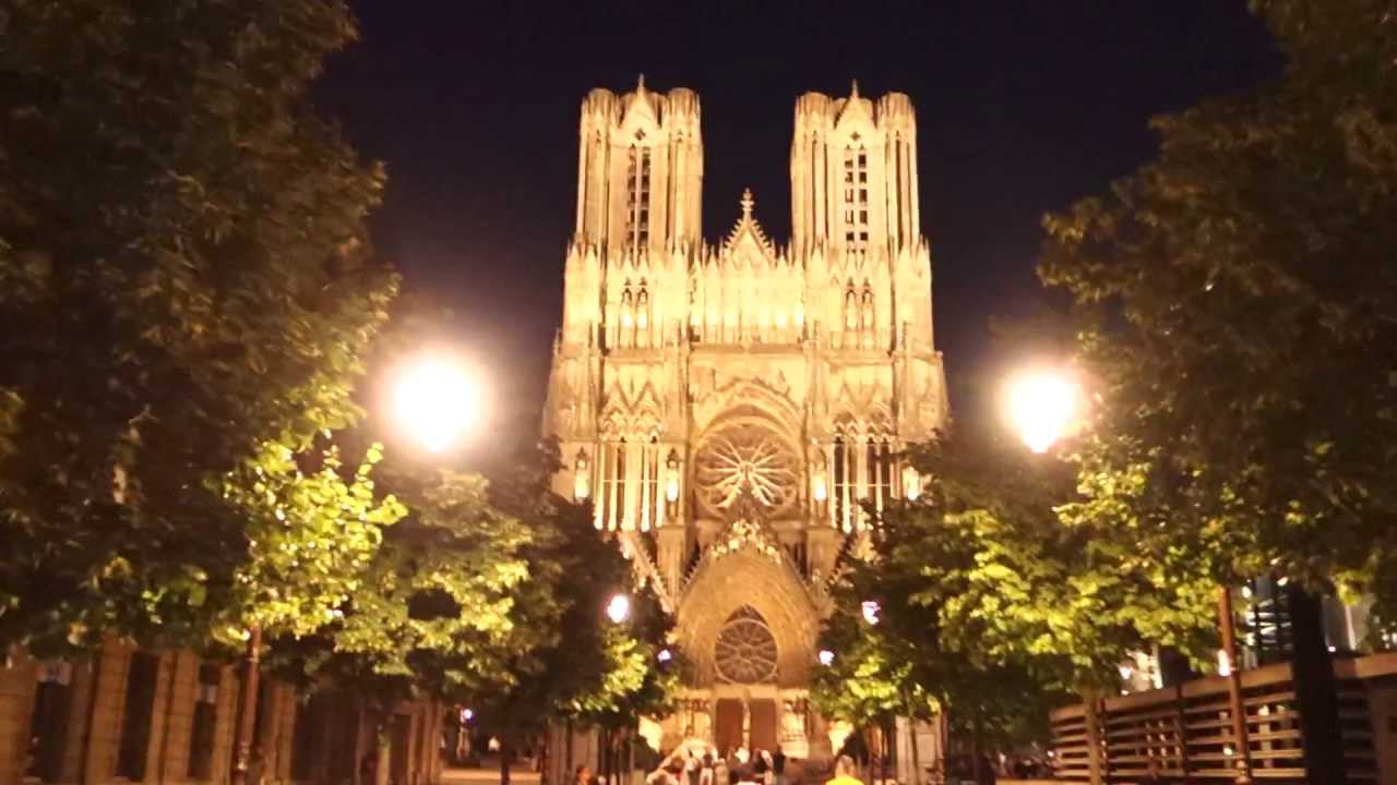 Floodlit Gothic: Reims Cathedral