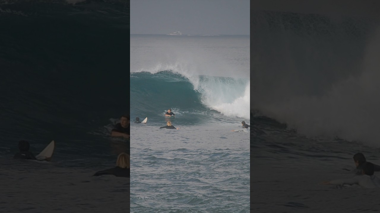 Intense Surf Battle for One Epic Wave! Keramas Beach, Bali