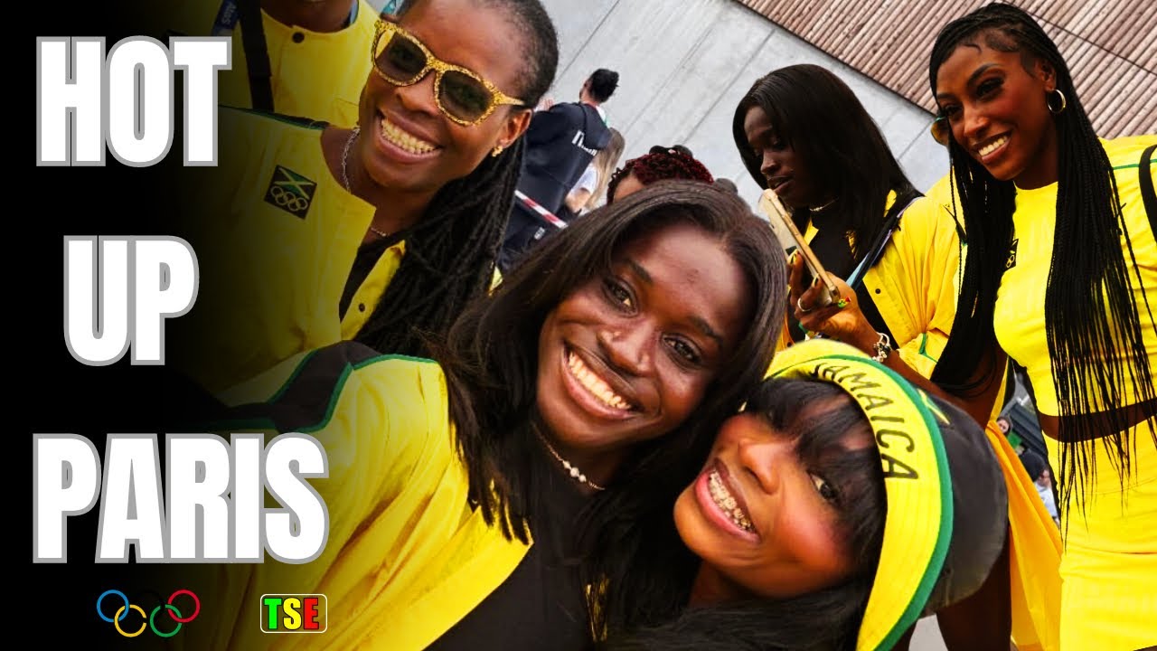 Jamaican Athletes TUN UP PARIS | Dance Off with Italy | Paris Olympic Opening Ceremony 2024