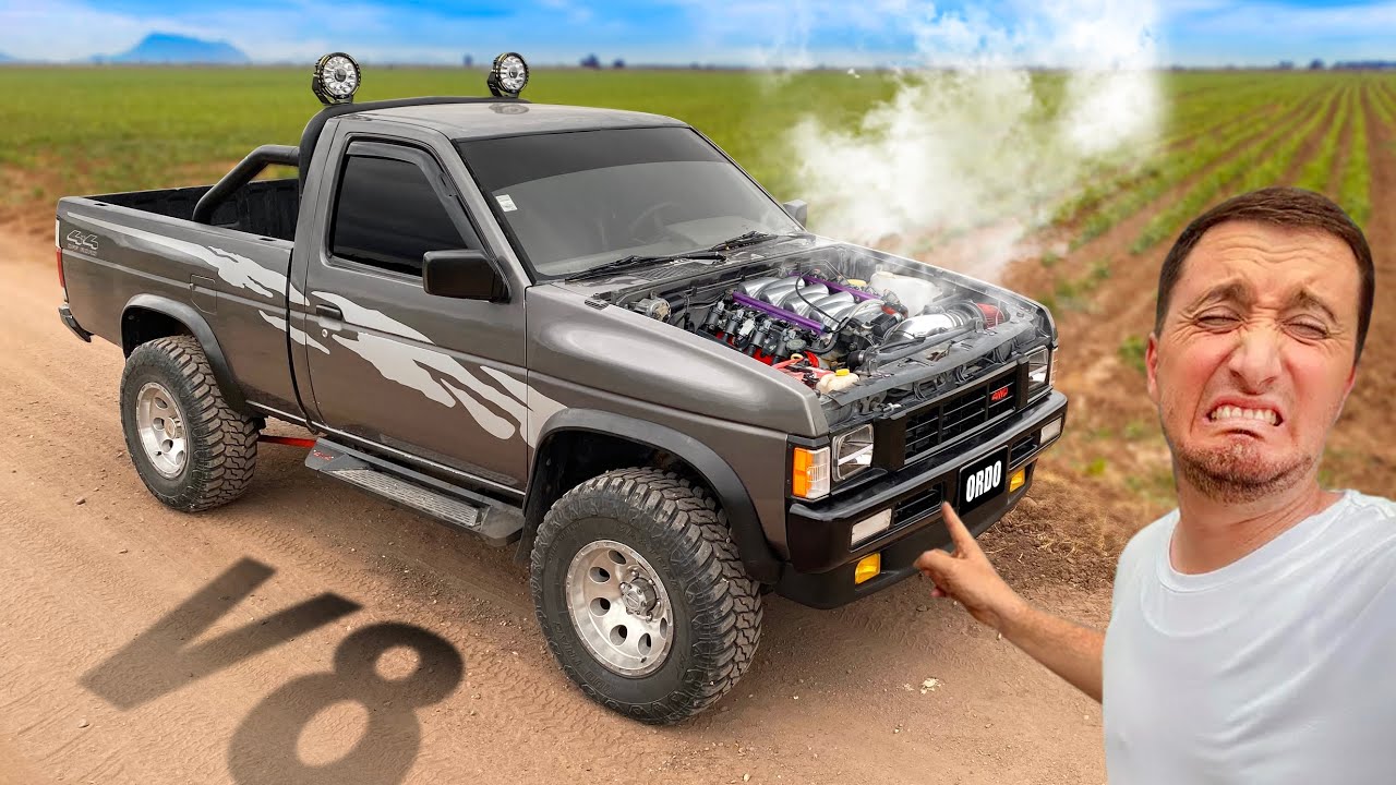 FALLÓ el MOTOR V8 de la NISSAN D21 4x4