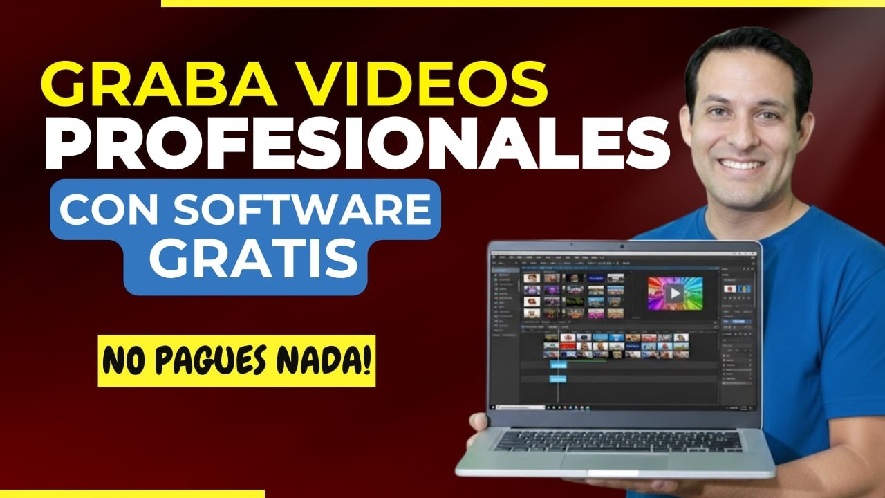 ¡No pagues nada! Cómo grabar vídeos PROFESIONALES para tu curso online con software GRATIS