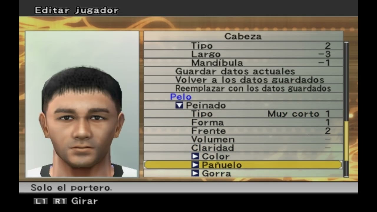 Lautaro Rivero Face PES 6 con Editor interno
