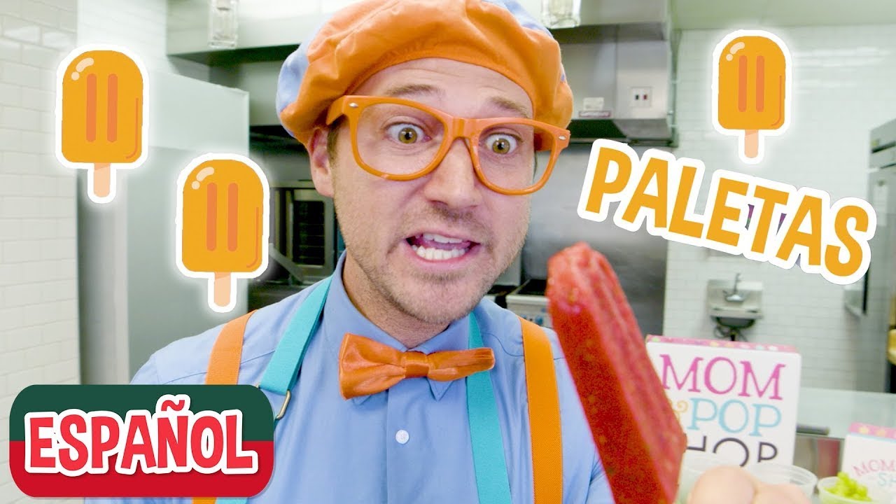 Paletas - Blippi Españo | Aprende Colores y Objetos