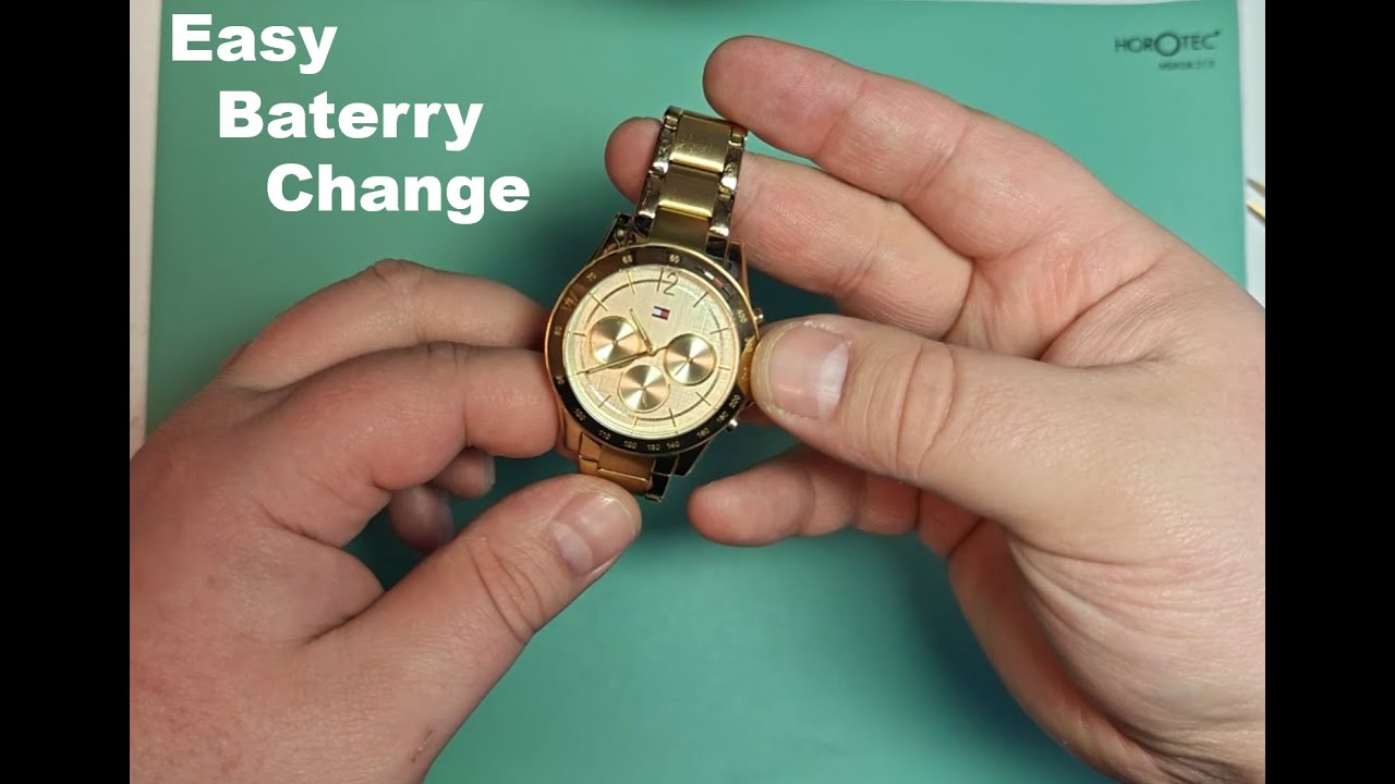 How to Change the Battery on a Tommy Hilfiger Watch
