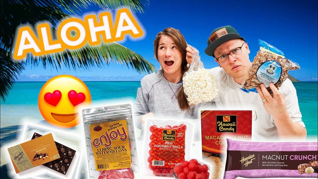 Trying STRANGE Hawaiian Candy! **LI HING MUI TASTE TEST**