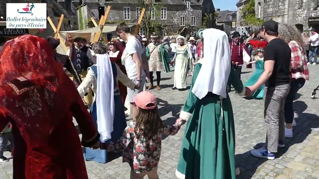 Fête médiévale 2025 de Locronan - Initiation - Branle des sabots