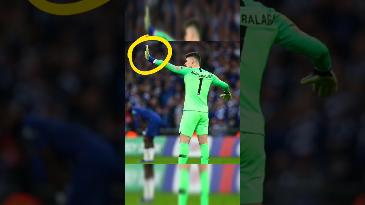 Kepa’s Substitution Mix-Up with Sarri as Chelsea Lost the Final.