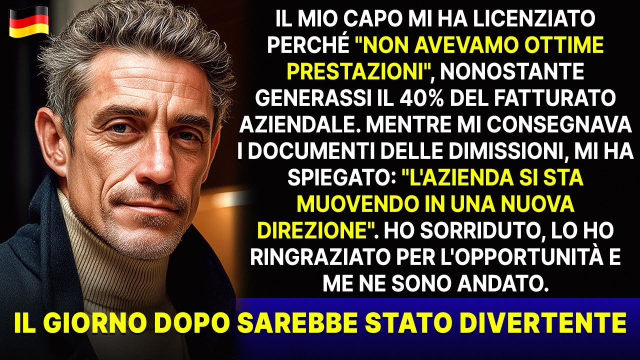 Il mio capo mi ha licenziato per scarse prestazioni, nonostante avessi generato il 40% del faturat
