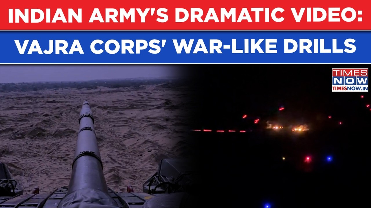 India Army Flexes On Cam: Live Fire Drills, Artillery & More In Dramatic Vajra Corps Video