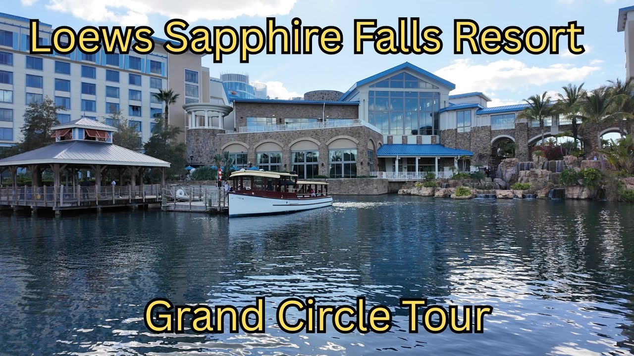 Loews Sapphire Falls Resort Walkthrough Tour | Universal Orlando | Grand Circle Tour | 4K