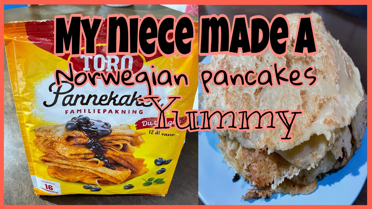 MAKING A NORWEGIAN PANCAKES
