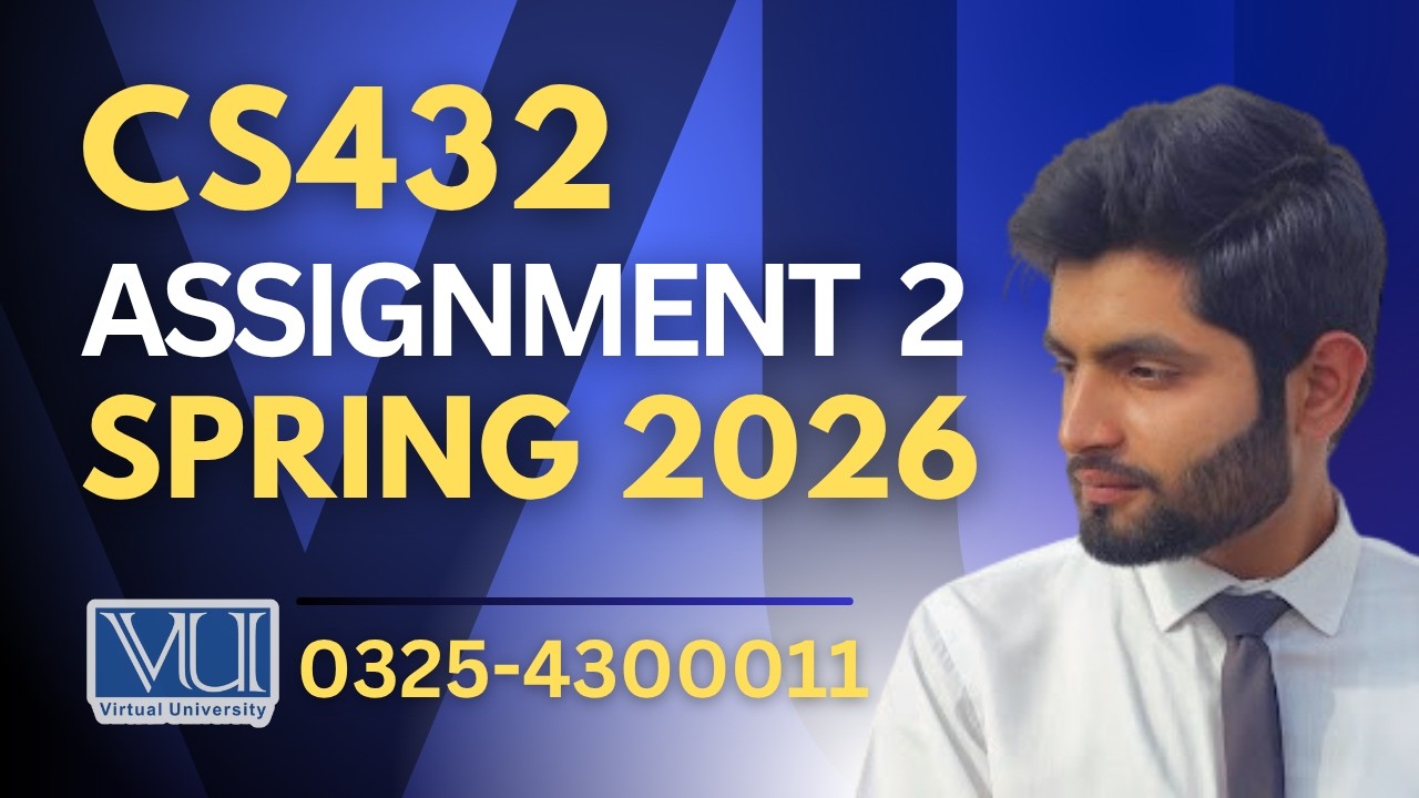 🔴CS432 assignment 2 solution 2026 | CS432 assignment 2 solution spring 2026