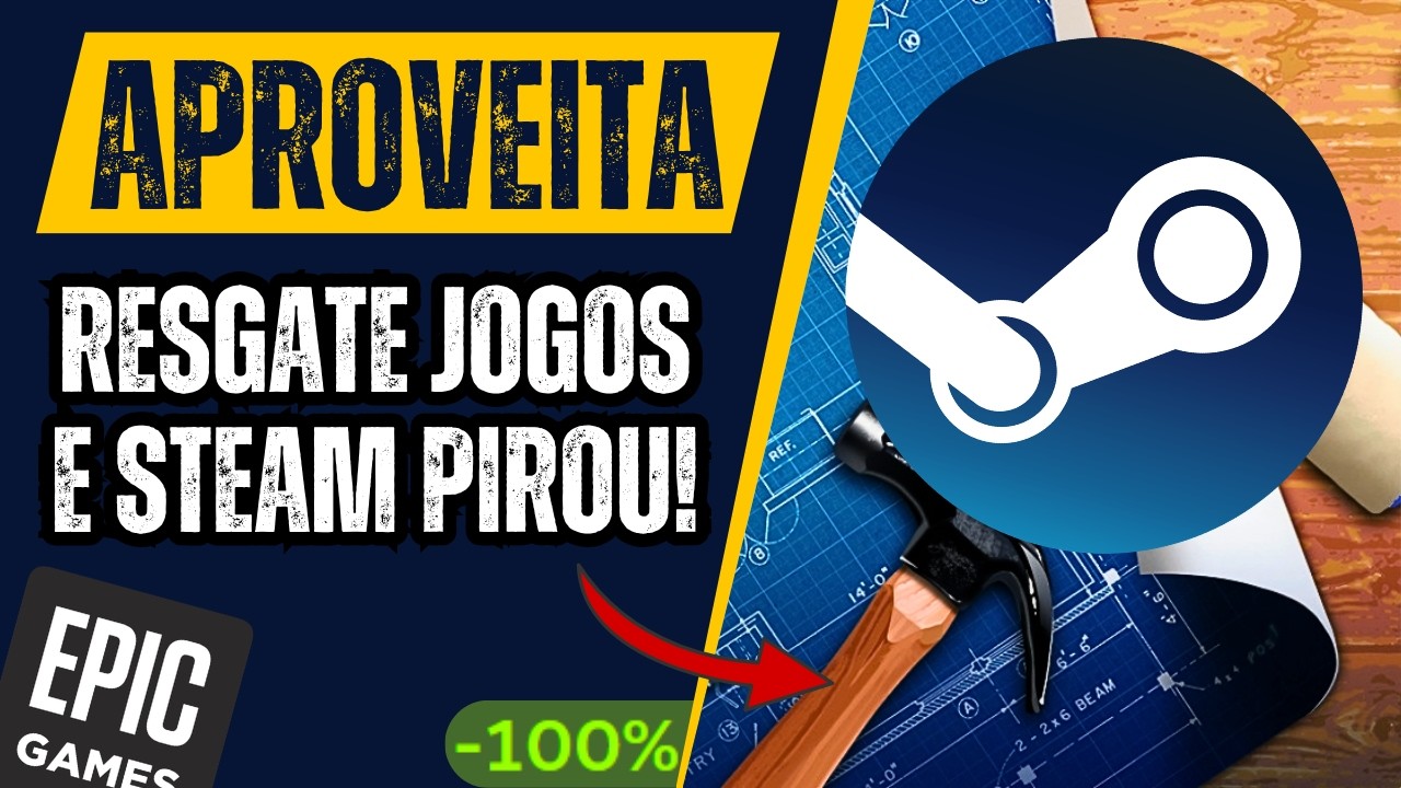 CORRE! JOG&Atilde;O DE GRA&Ccedil;A para resgate no PC, PROMO&Ccedil;&Atilde;O na Steam e jogos baratos com cupons exclusivos