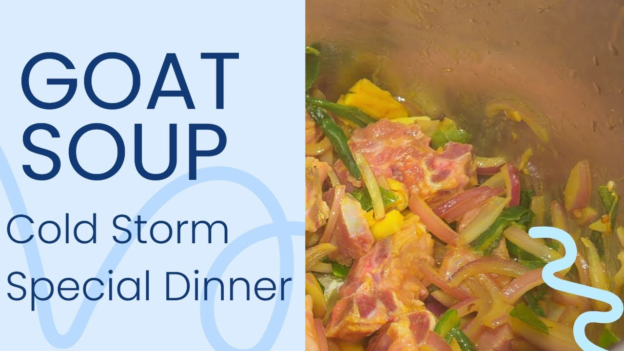 Extreme Winter Cooking ❄️ | Andhra Style Goat Soup & Spicy Mutton Curry | Cooking in United States