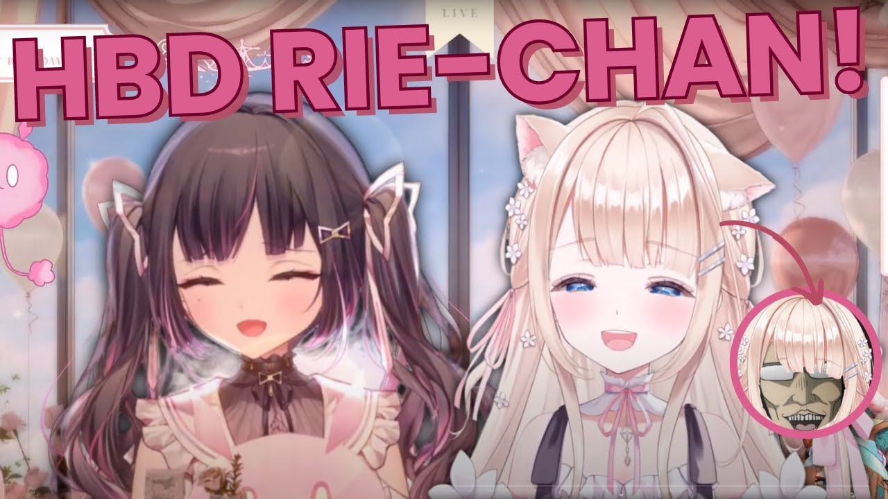 Peo (oji-san) visit Himemiya Rie's Birthday Stream!