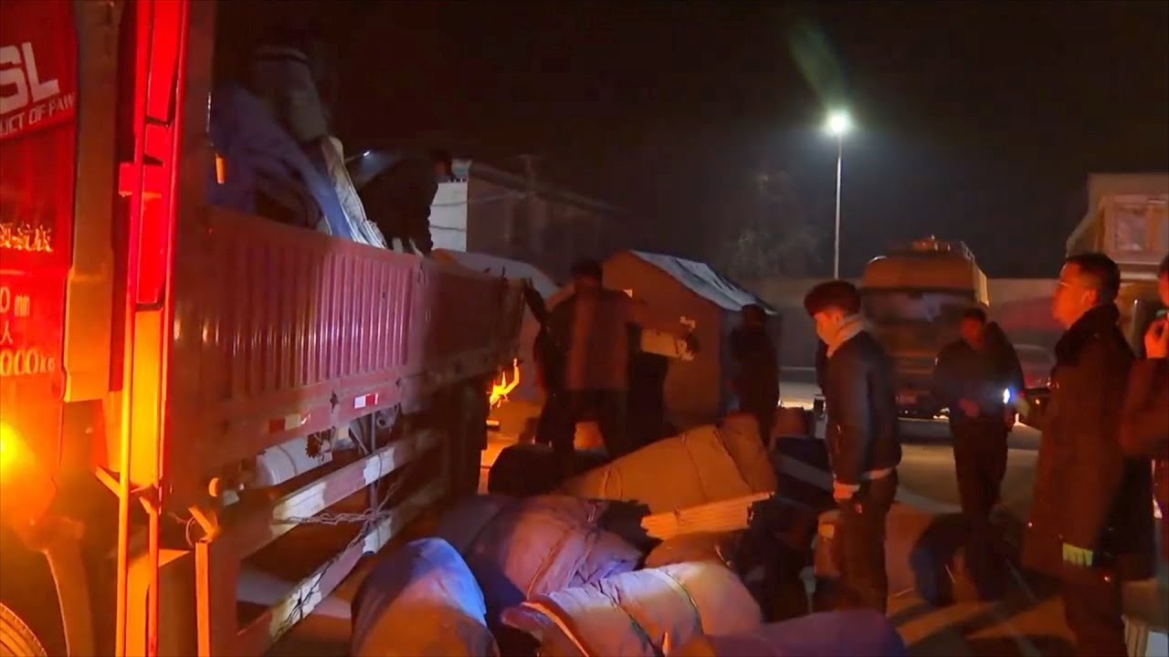 First batch of relief material arrives in quake hit NW China