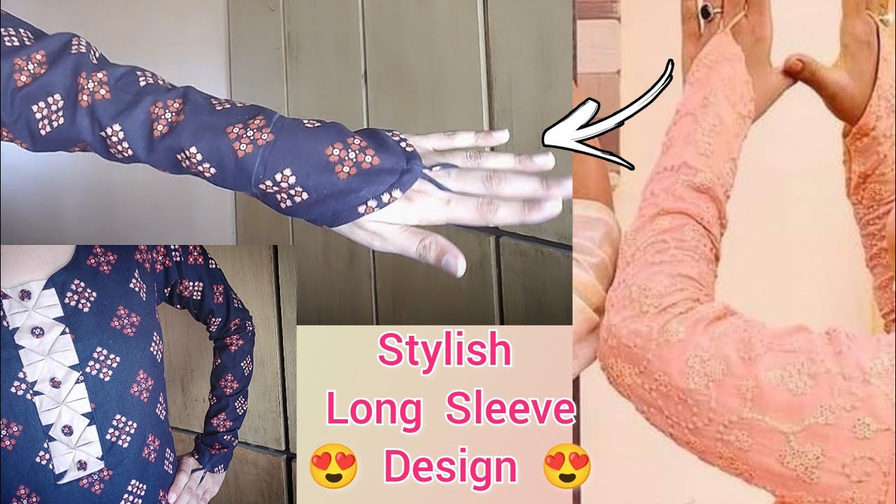 Stylish Long Sleeve Design Cutting And Stitching || long sleeve pattern 2022 