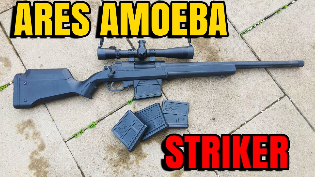 AIRSOFT SNIPER Ares Amoeba Striker S1 AS01 TEST (DE/4K)