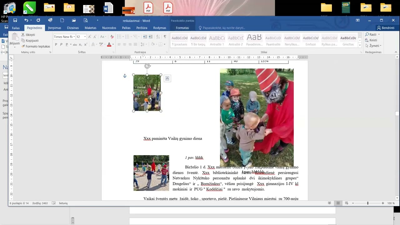 dokumento tvarkymas 2