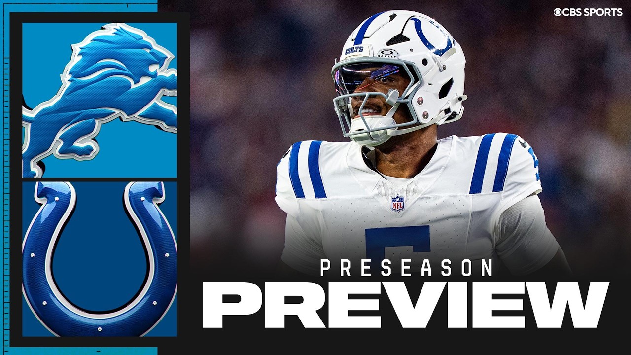 NFL Preseason Game Preview: Lions vs Colts | Anthony Richardson fighting for roster spot