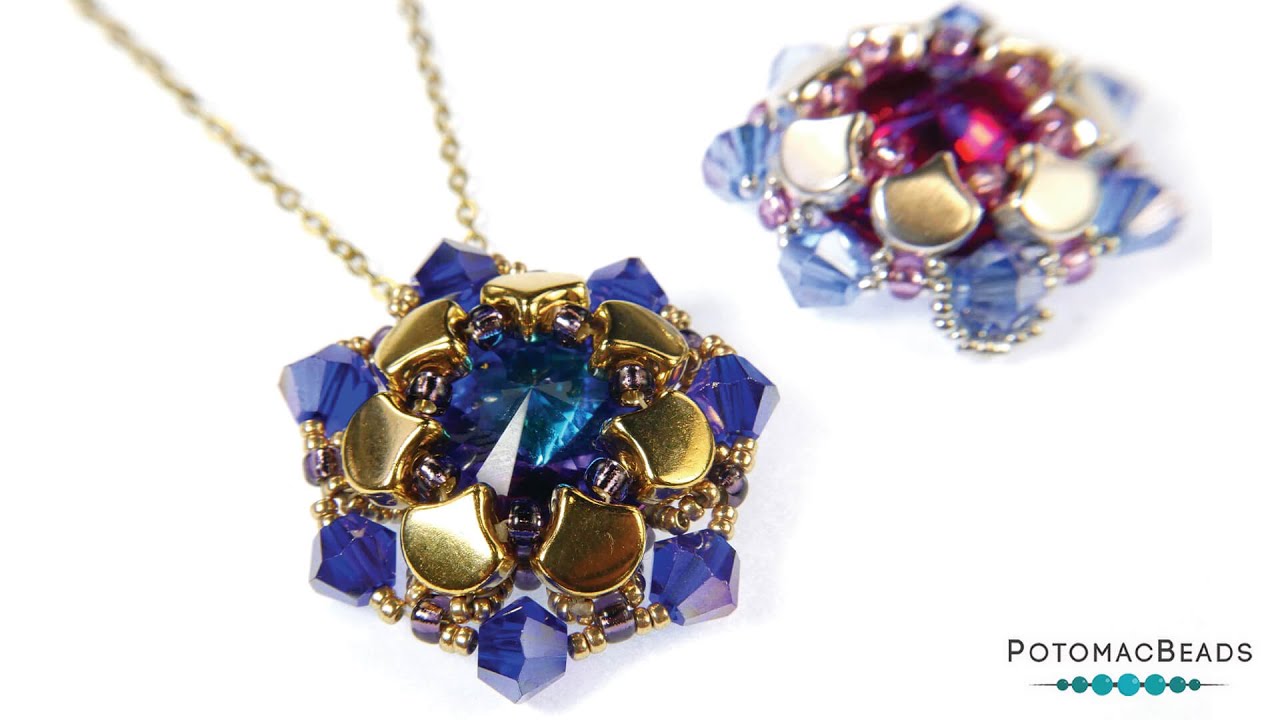 Hope Pendant - DIY Jewelry Making Tutorial by PotomacBeads