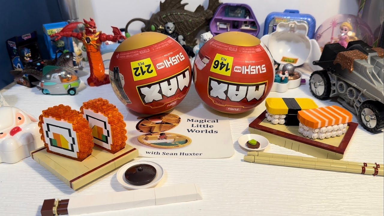 Speed Building Zuru Max Fried Shrimp Sushi Bar Set