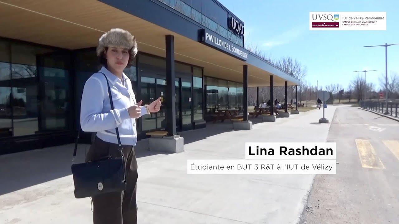 Lina Rashdan, étudiante de 3e année de BUT R&T, présente son année universitaire à l'UQAC