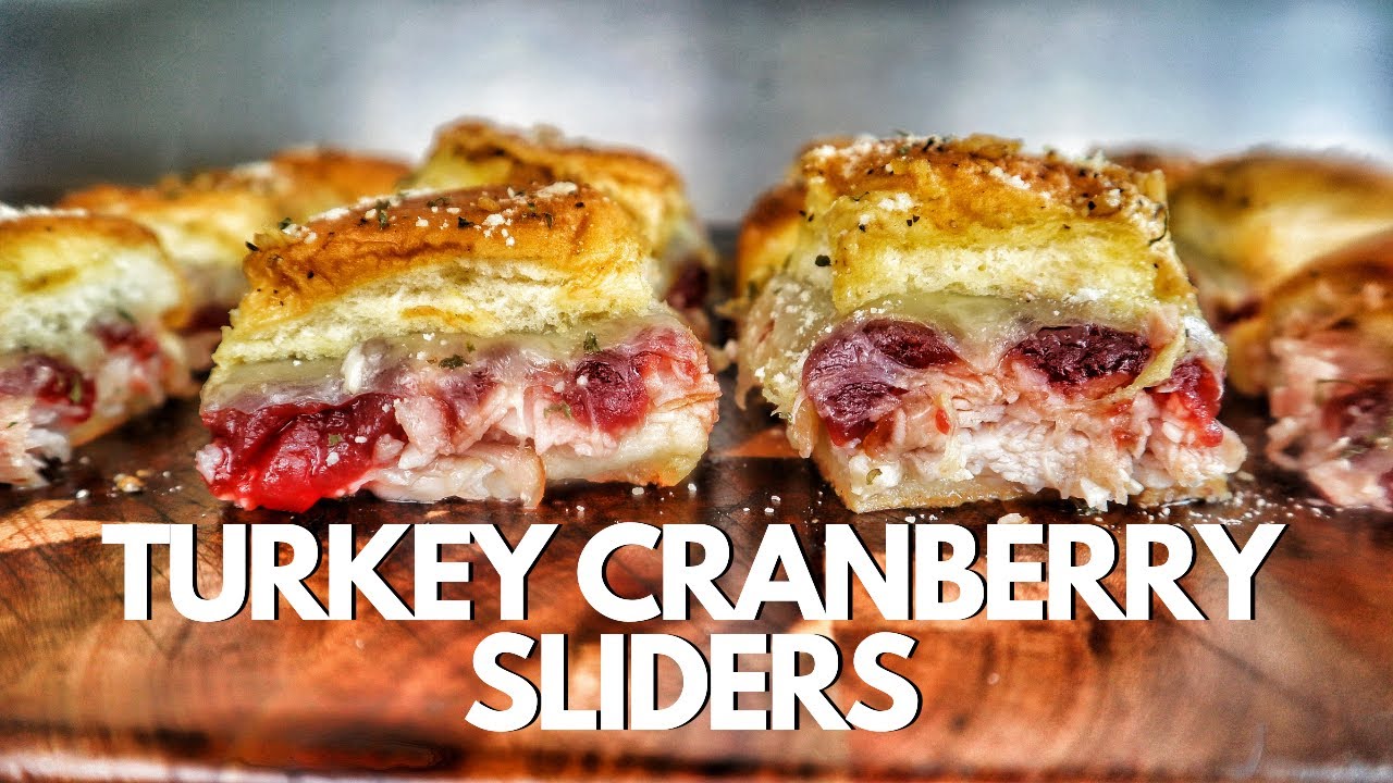 Turkey Cranberry Sliders Recipe | Thanksgiving Recipes 2022