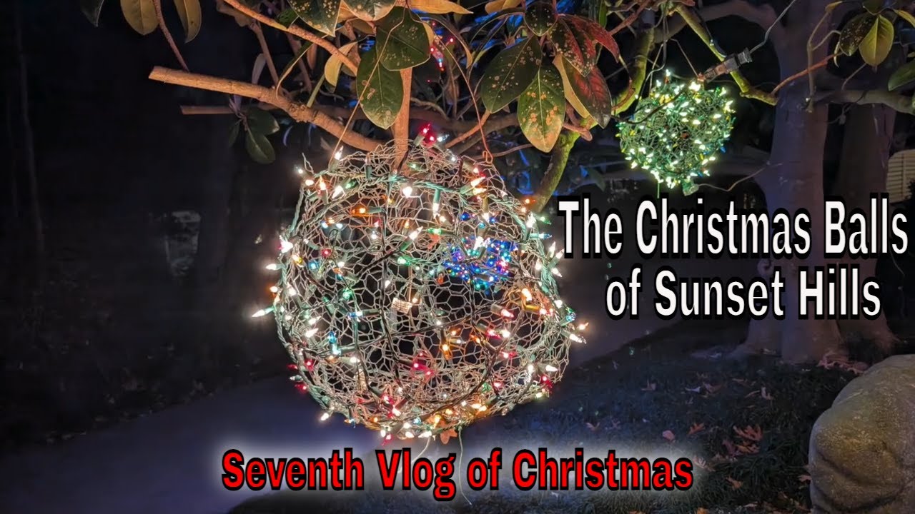 Check out the Christmas Light Balls of Sunset Hills - Greensboro, North Carolina