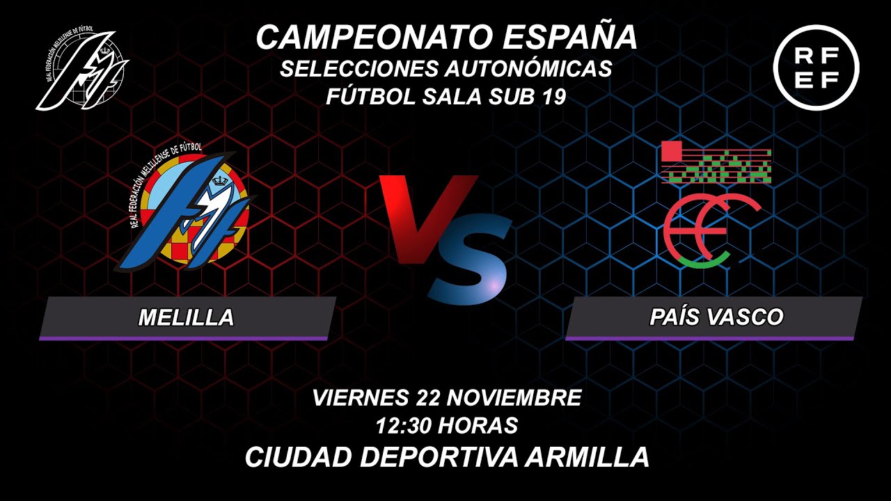 Selección de Melilla - Selección País Vasco
