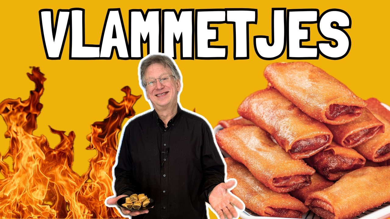 Hoe maak je Vlammetjes? (Écht pittige Hollandse snack recept)
