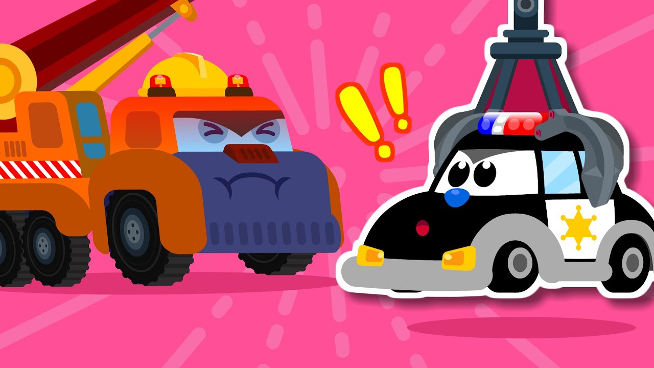 The Opposites Song (Heavy Equipment Heroes Ver.) | Car Song | Nursery Rhymes & Kids Songs